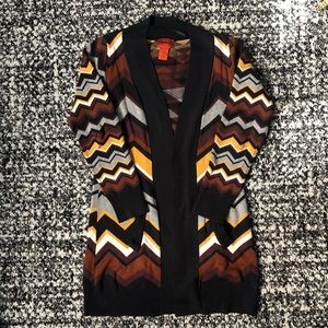 Missoni for Target Long Open Cardigan Sweater XS